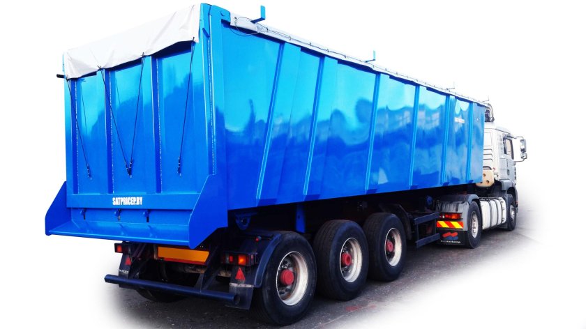 Самосвальный полуприцеп сат-118