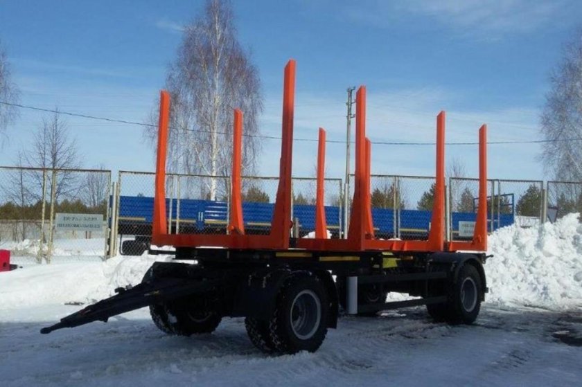 Прицеп-сортиментовоз 84751 на шасси НЕФАЗ-8332