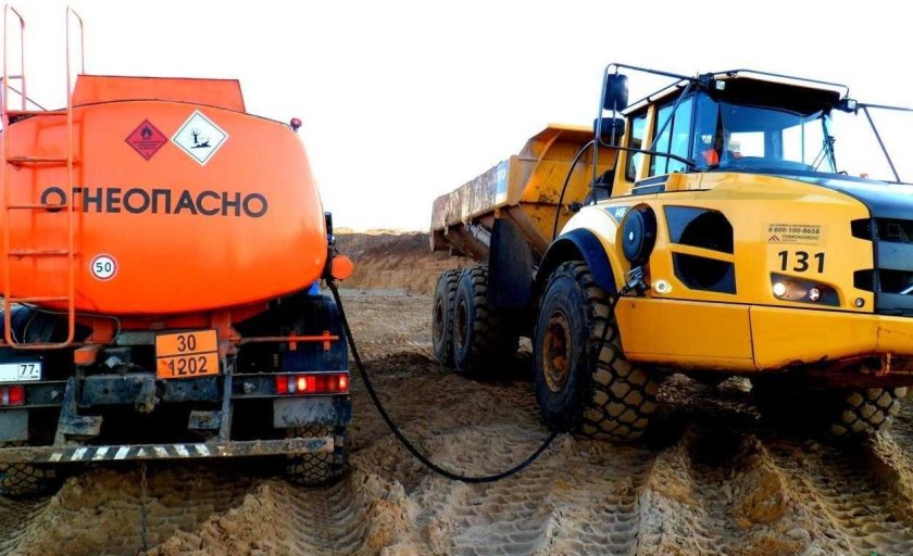 Автоцистерна дизельного топлива