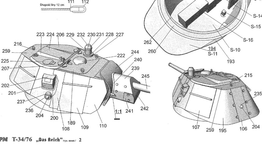 Схема танка т 34 76
