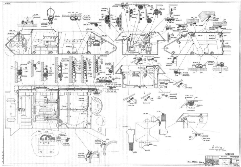 Чертёж танка т-34