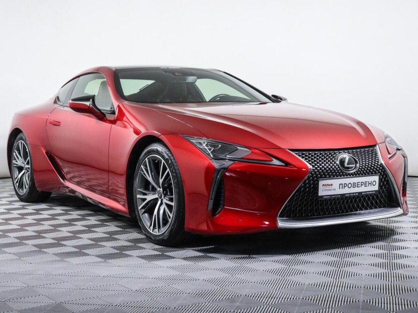 Lexus lc500 красный