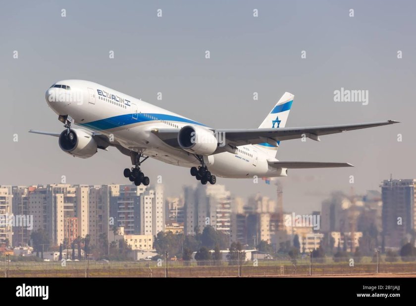 Тель Авив с самолета