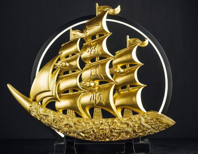 Корабль с золотом