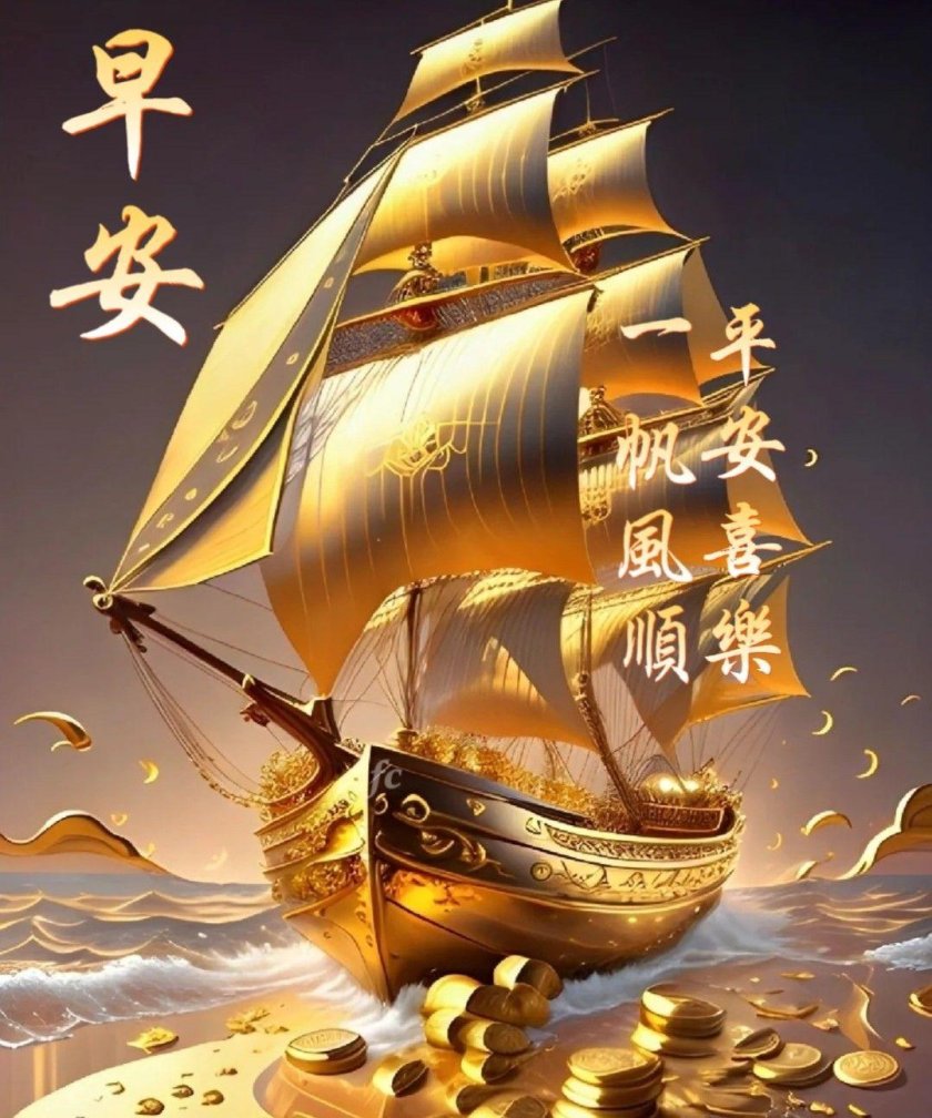 Корабль с золотыми парусами