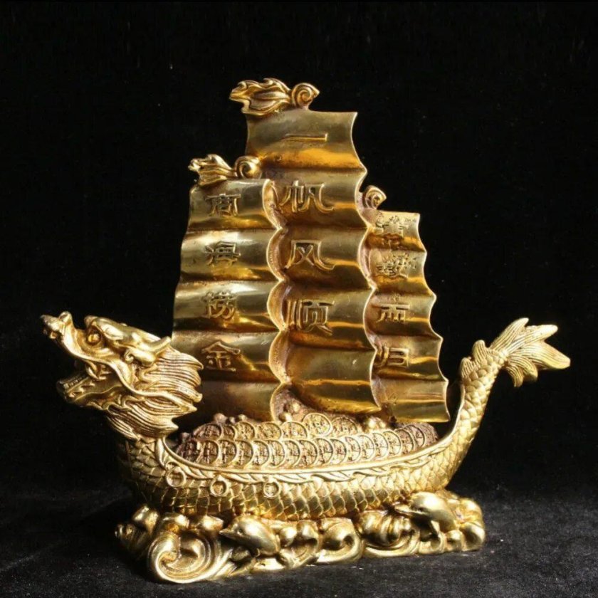 Корабль на драконе фен шуй