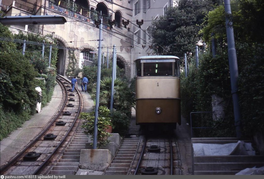 Бергамо Италия фуникулер