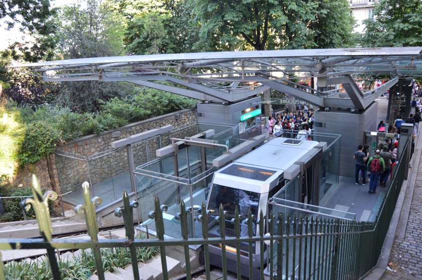 Монмартр фуникулер