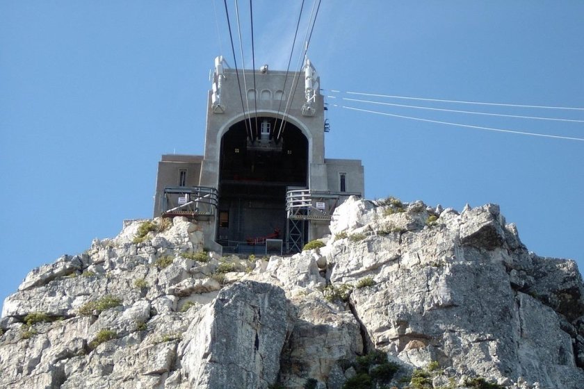 Столовая гора Кейптаун фуникулер