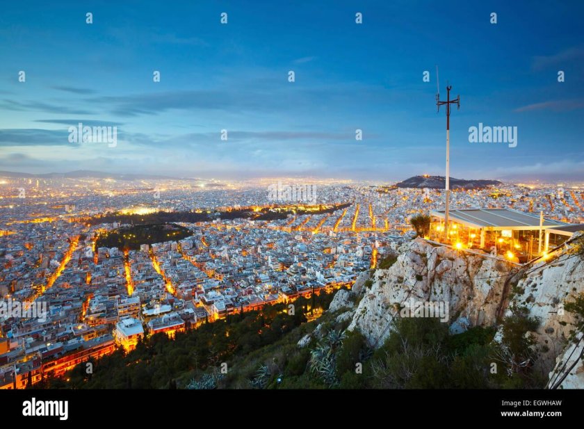 Холм Ликавитос в Афинах