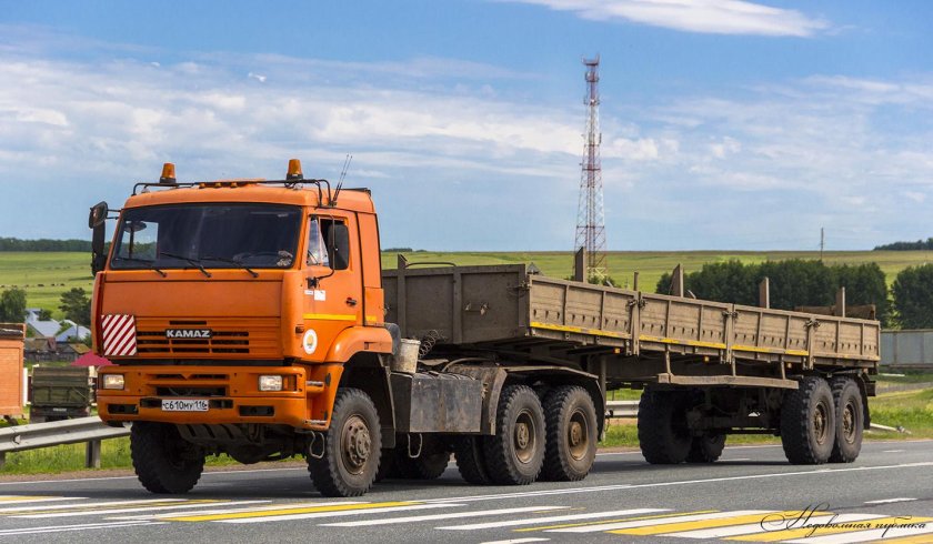 Военный трал КАМАЗ 65225