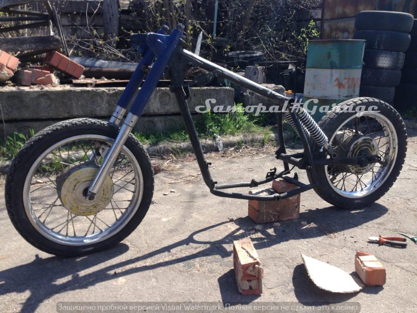 Переделка рамы ИЖ Планета 5
