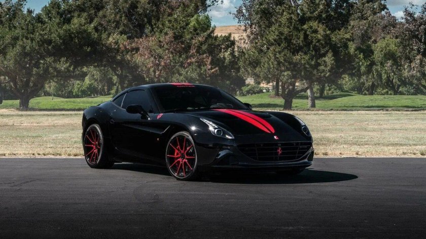 Феррари Калифорния черная