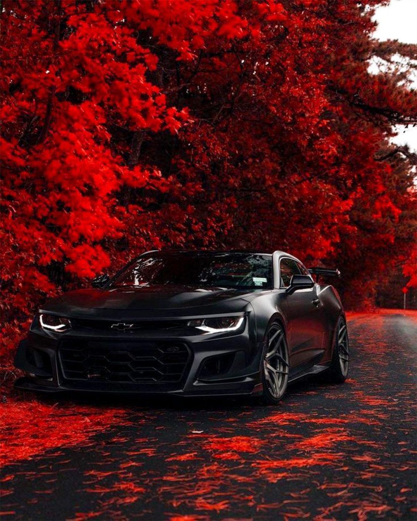 Красно черная машина