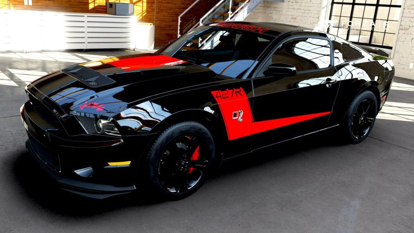 Форд Мустанг gt 500 красный