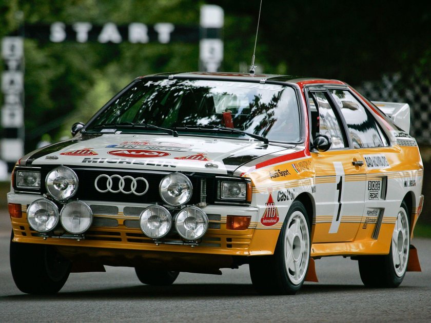 Audi 80 quattro ралли