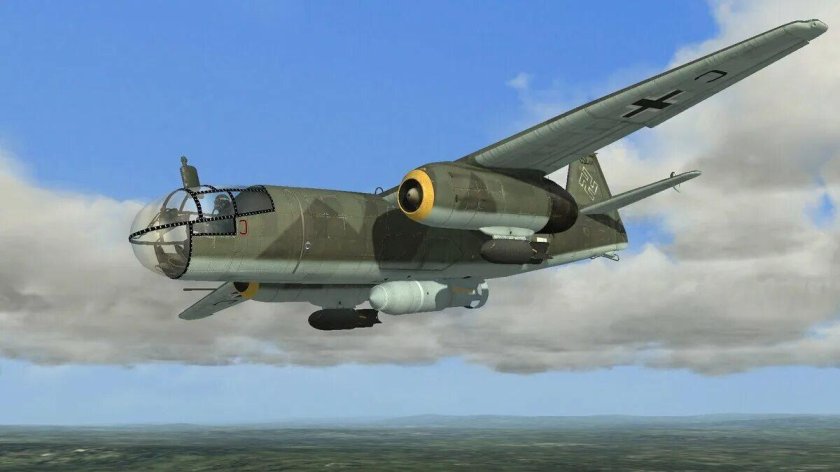 Бомбардировщик Арадо ар-234 реактивный