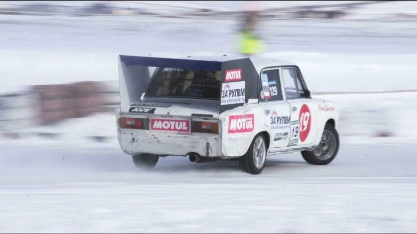 ВАЗ 2107 корч дрифт зима
