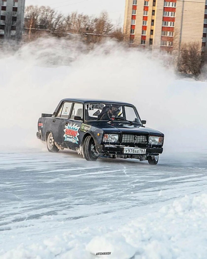 Дрифт Жигули 2107