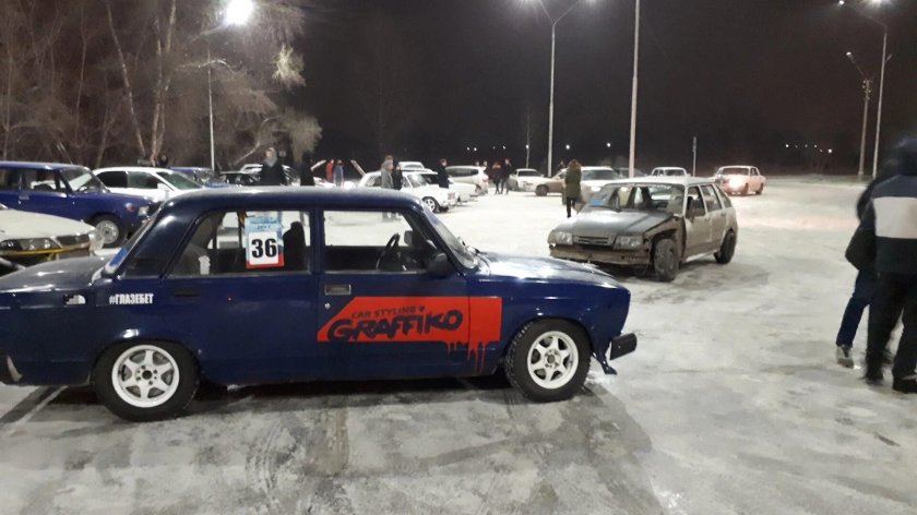 ВАЗ 2107 корч для зимнего дрифта