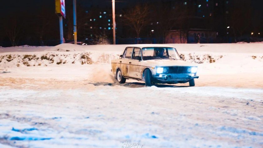 Боевая классика дрифт зимой