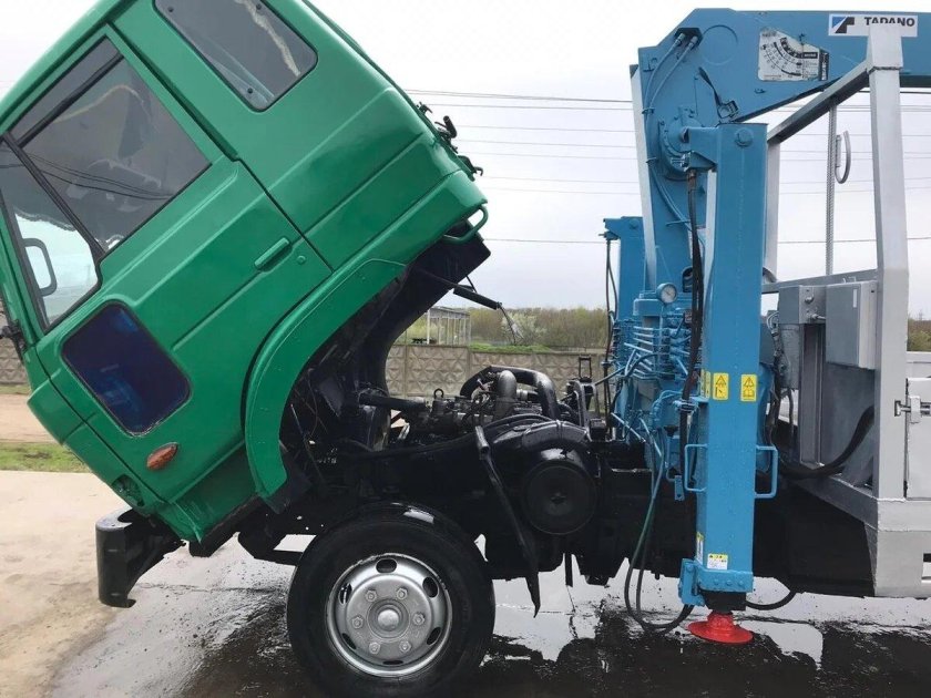 Исузу форвард манипулятор 5т