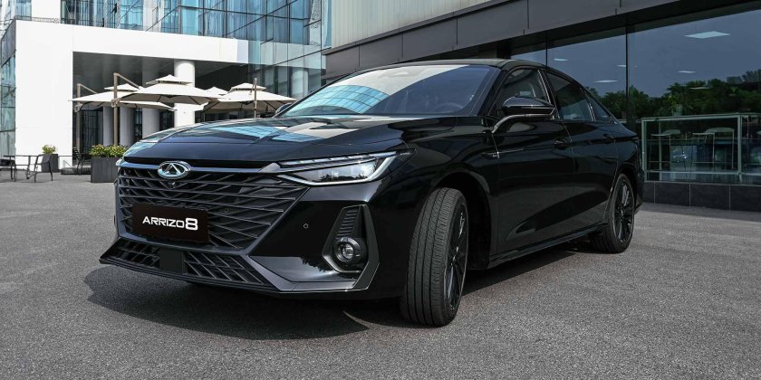 Чёрный chery arrizo 8