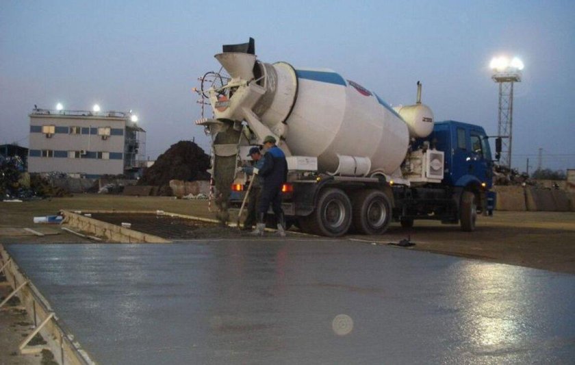 Бетон выгрузка м400 миксер насос