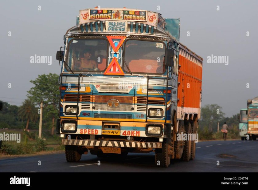 Индийский грузовик ашок
