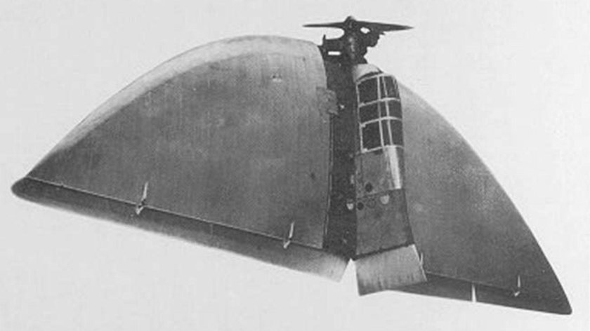 Летательного аппарата с неподвижным крылом и пропеллером бауэр