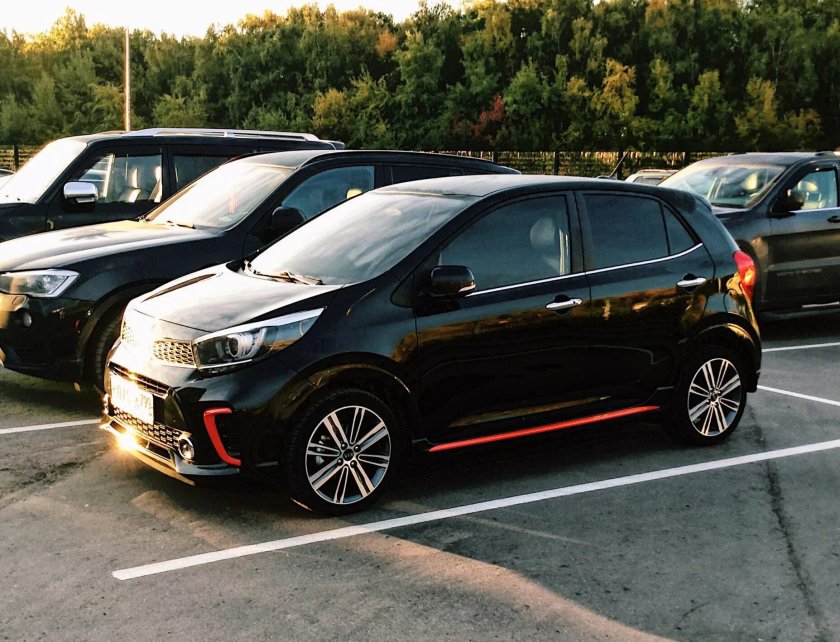 Киа Пиканто gt line чеиный