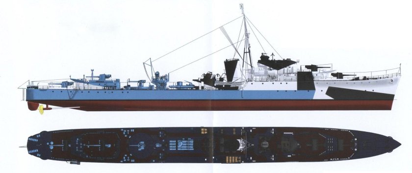 Эсминец 2 мировой войны