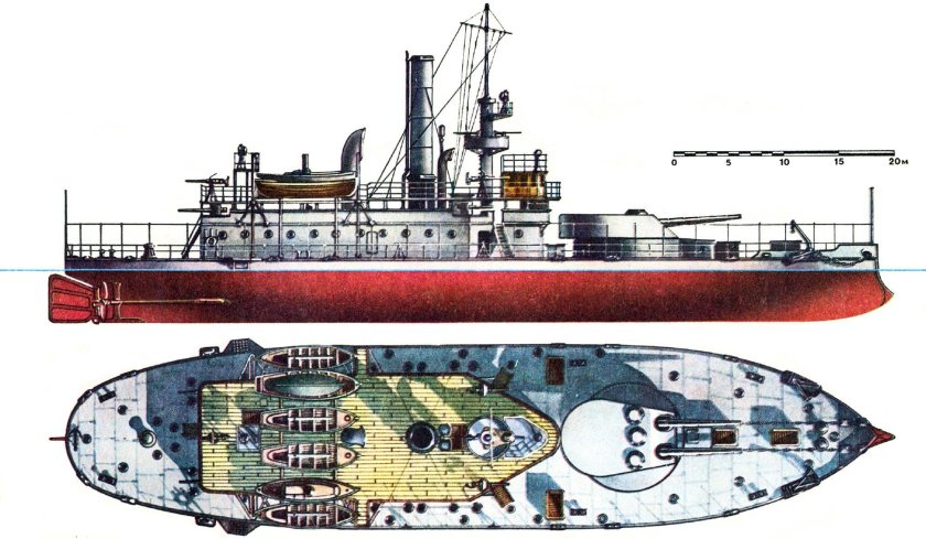 Монитор Хасан проект 1190 чертеж