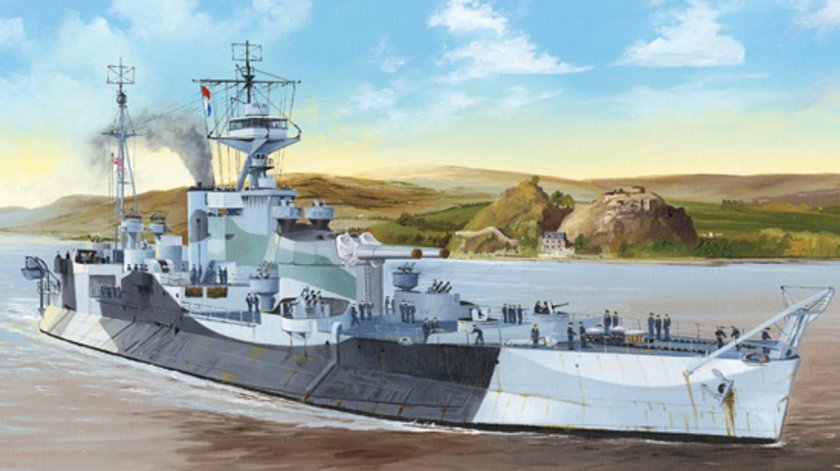 Корабль монитор HMS Abercrombie