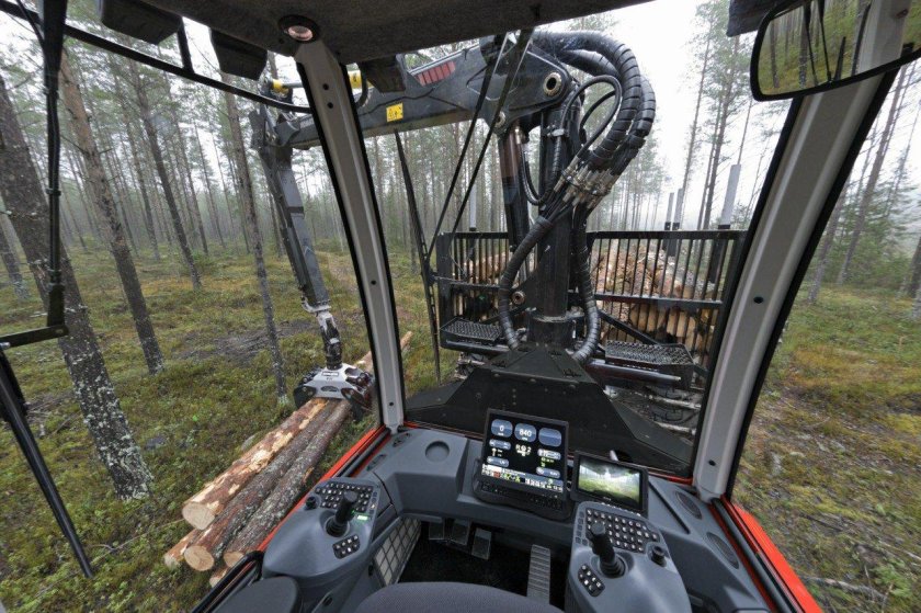 Форвардер Komatsu 875