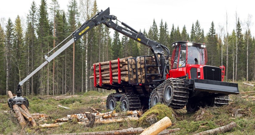 Форвардер Komatsu 875