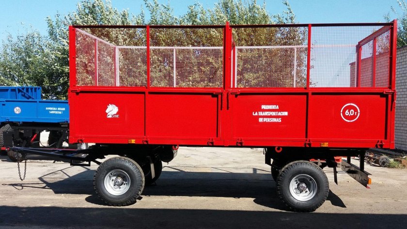 Прицеп тракторный самосвальный 2 ПТС-6,5) (Дормашэкспо)