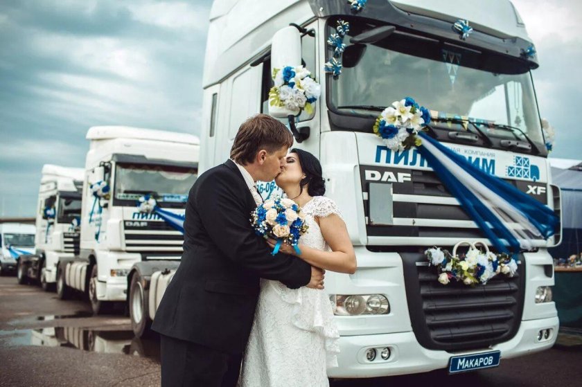 Свадебный грузовик