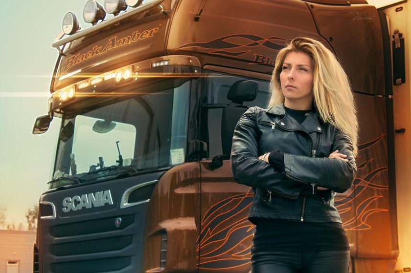 Анжелика Ларсон дальнобойщица