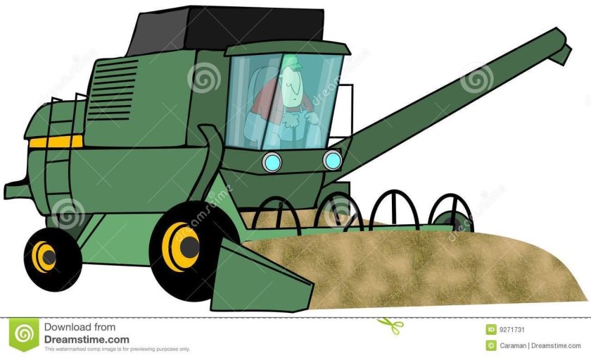 Комбайн мультяшный