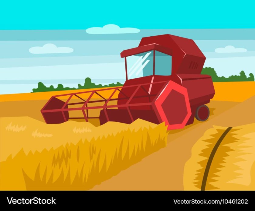 Комбайн иллюстрация