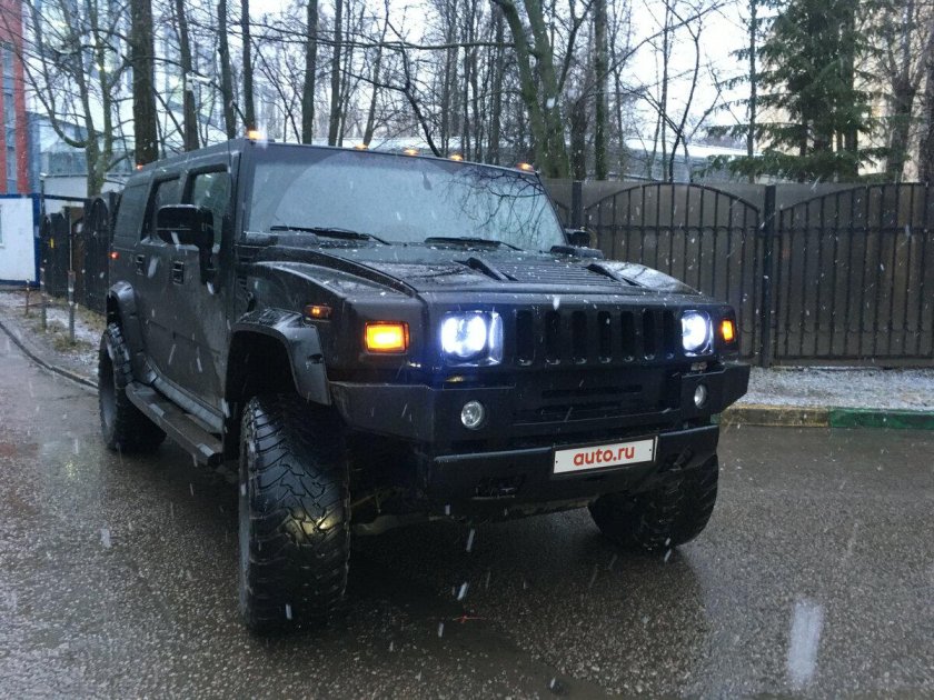 Хаммер н2 черный