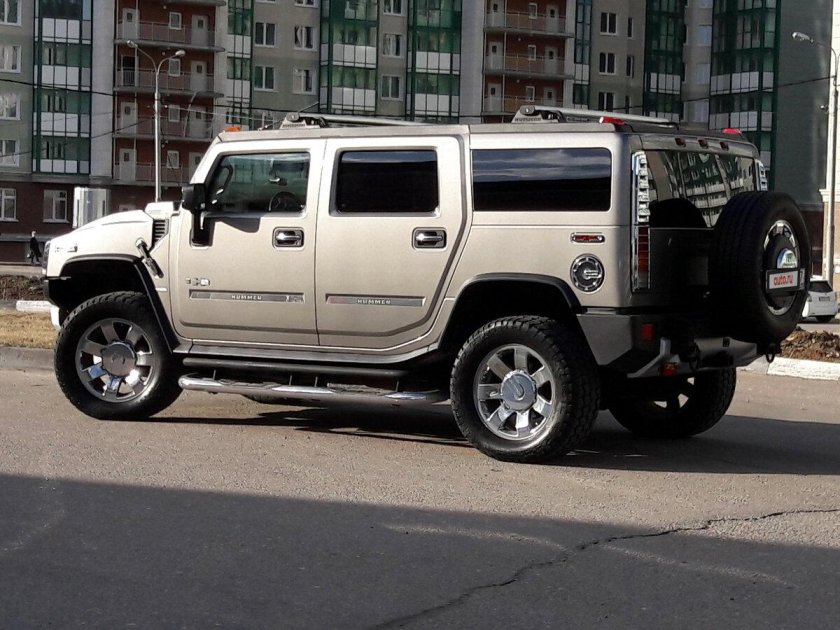 Hummer h2 серебристый