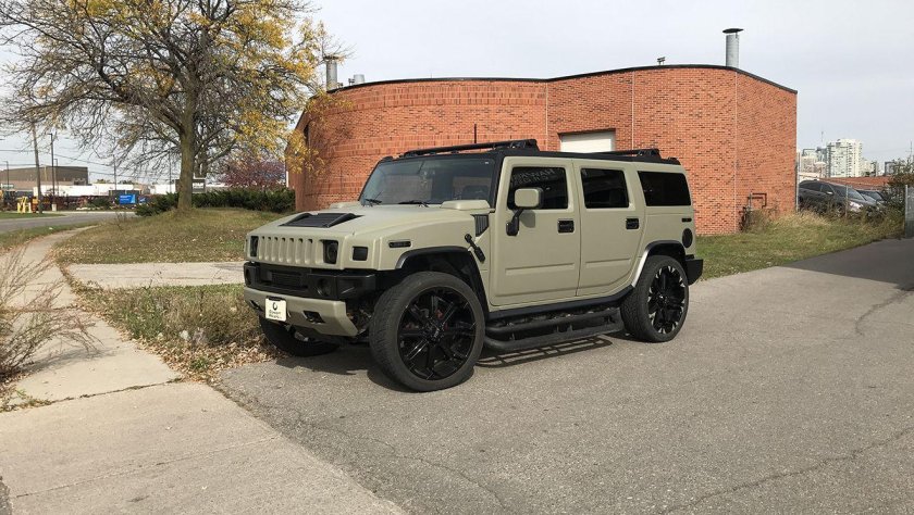 Hummer h2 цвет хаки