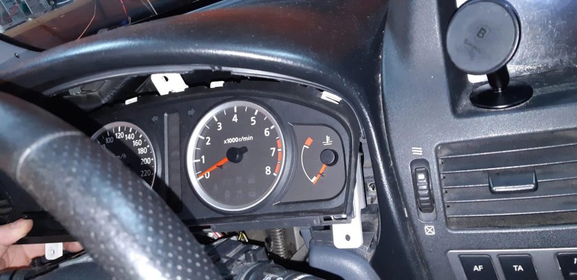 Подсветка панели приборов Ниссан Альмера н16