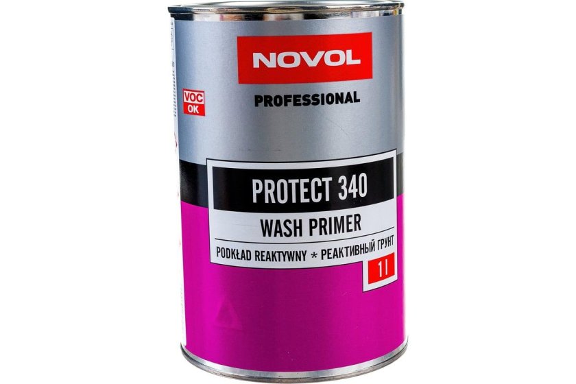 Грунт реактивный novol protect 340 wash primer