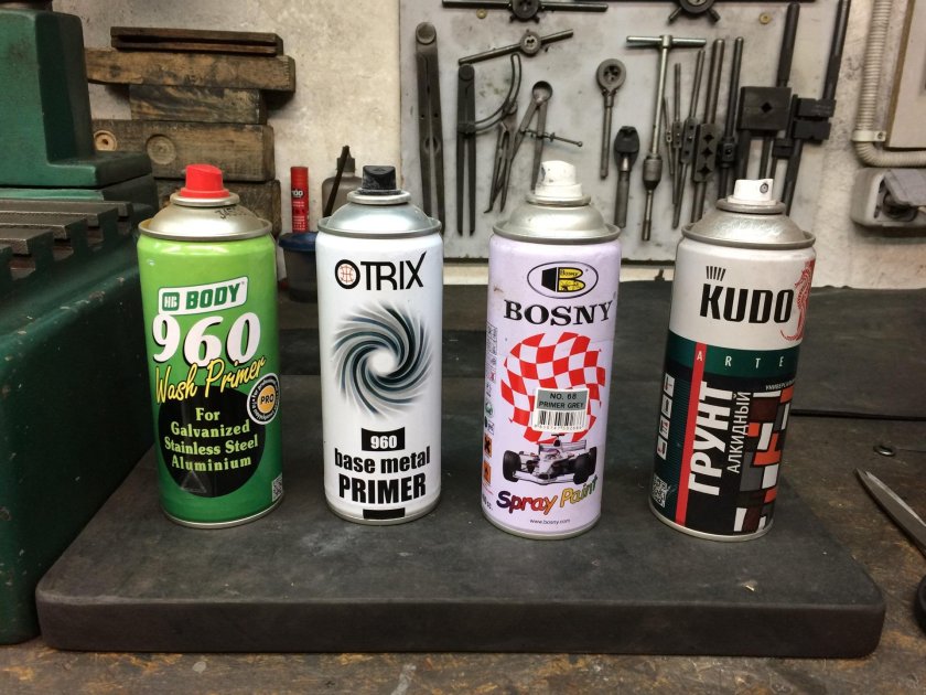 Грунт кислотный по металлу в баллончиках