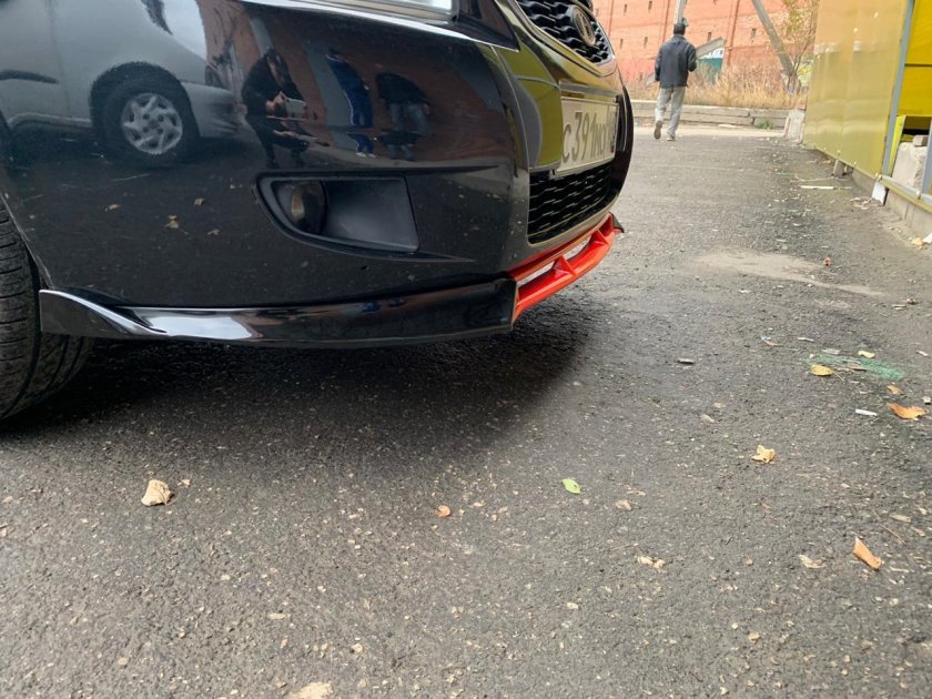 Лада Приора юбка бампер передний