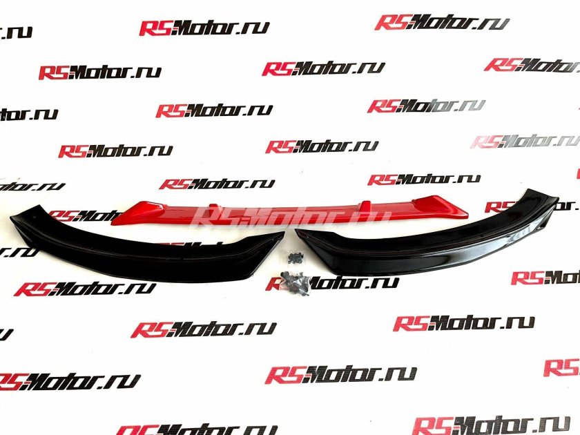 Сплиттер Барс на передний бампер для Лада Веста