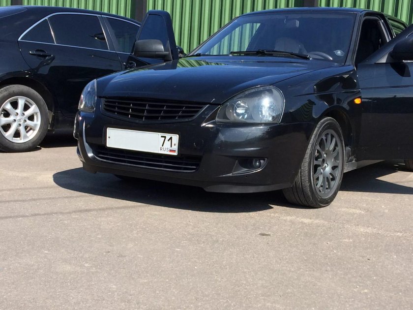 Губа на бампер Приора 2